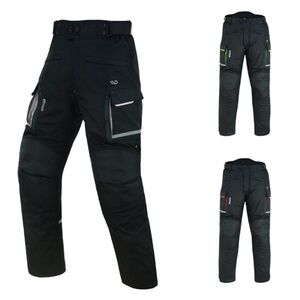 WD Rectify All Season Motorcycle Riding Pants With CE Armor Reflective Panels